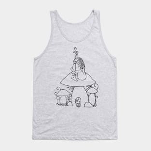 Melancholy Maiden Linework Tank Top